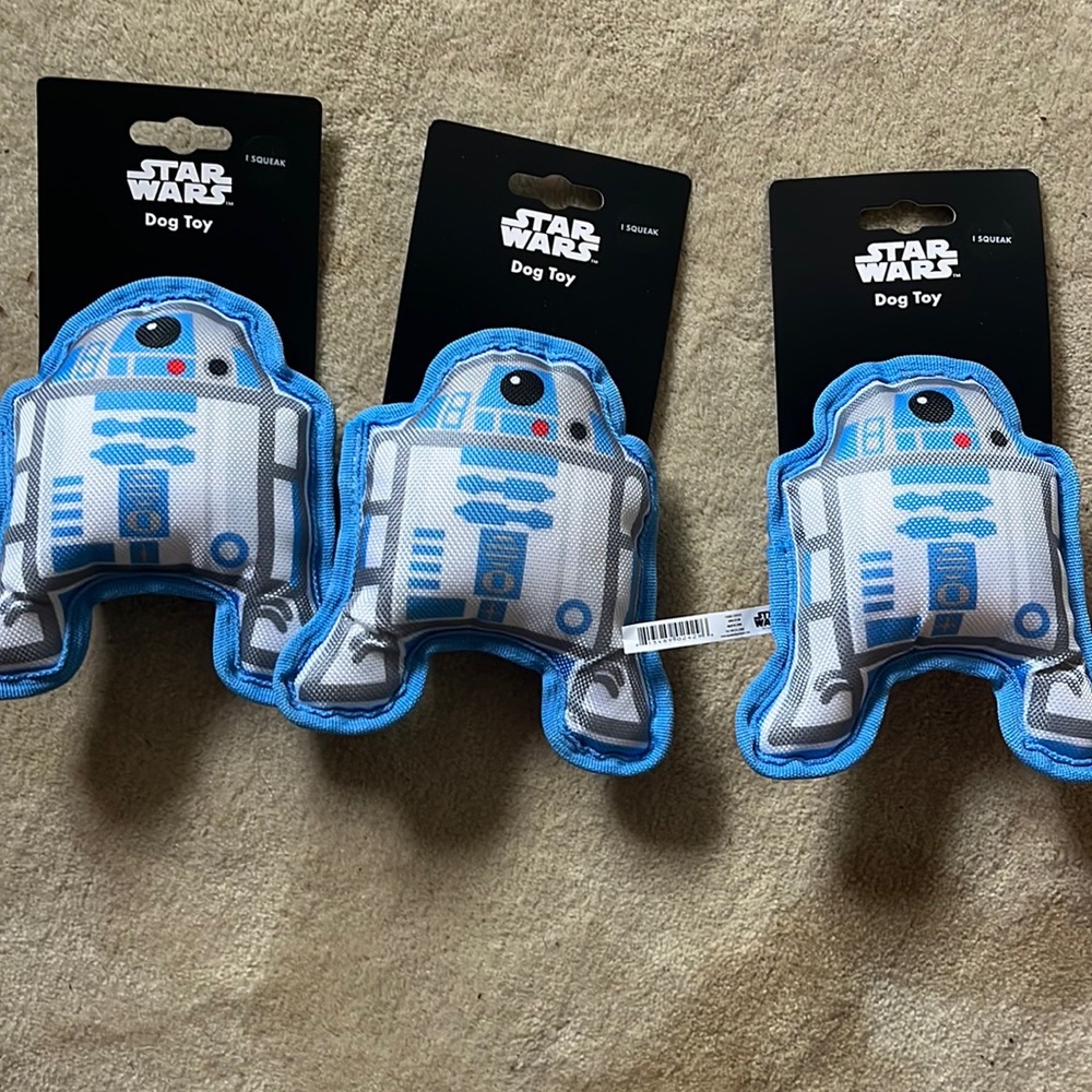 🛰️NWT 3 / Star Wars squeaky toys